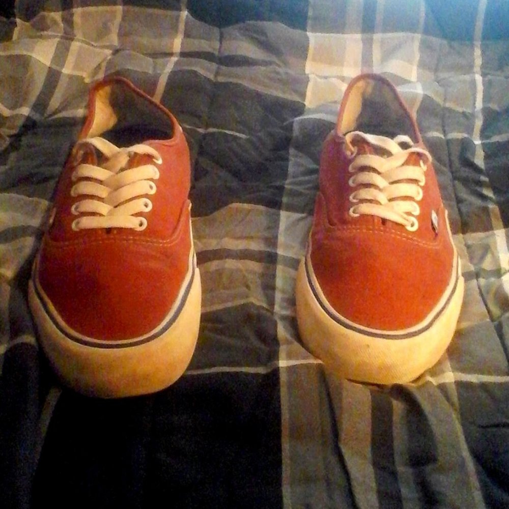Vans "I love my Vans" Burgundy size 10.5